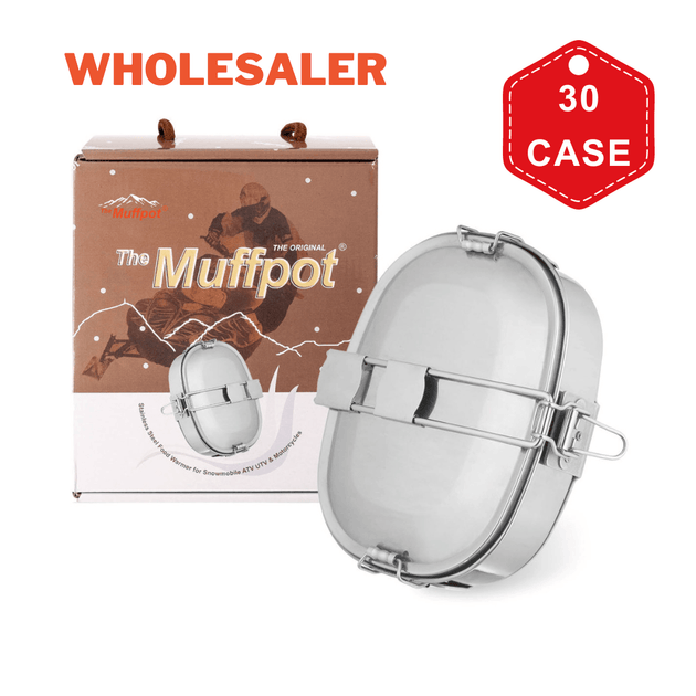 Wholesale] Muffpot Stainless Steel Food Warmer Cannister 30 Cases
